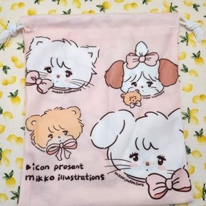 Mikko Illustrations Drawstring Bag